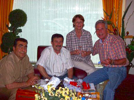 Konya, Hotel Bera, in der Mitte Herr Taner Serin